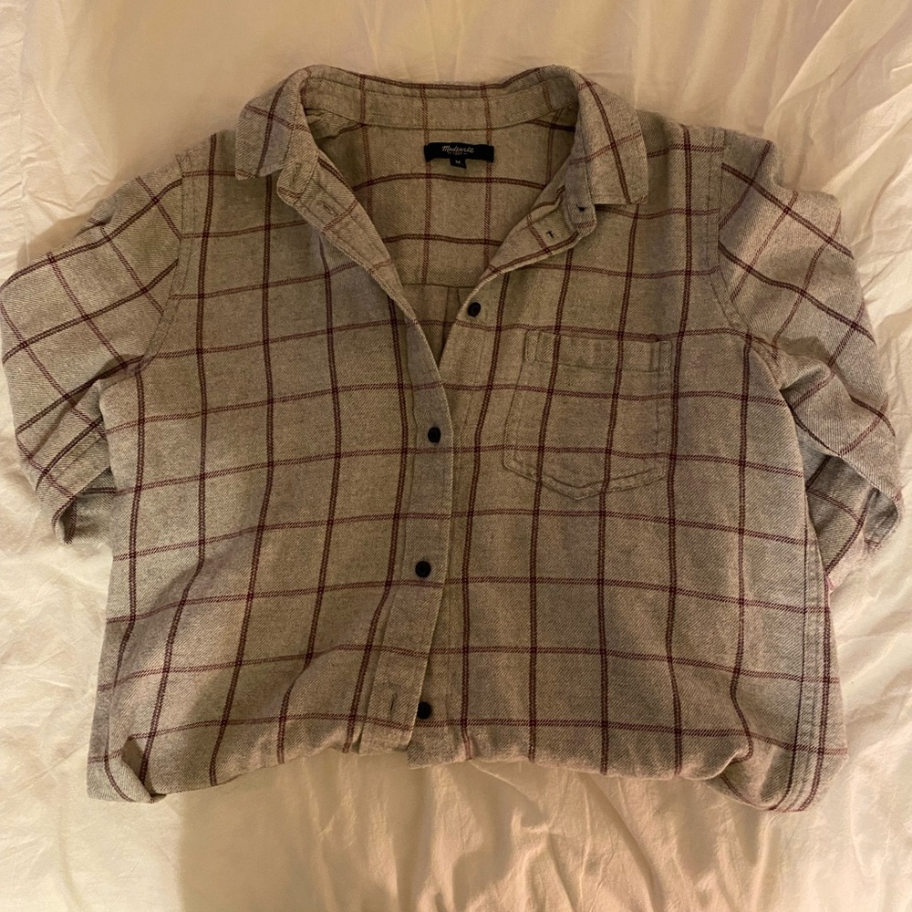 Madewell flannel button down
